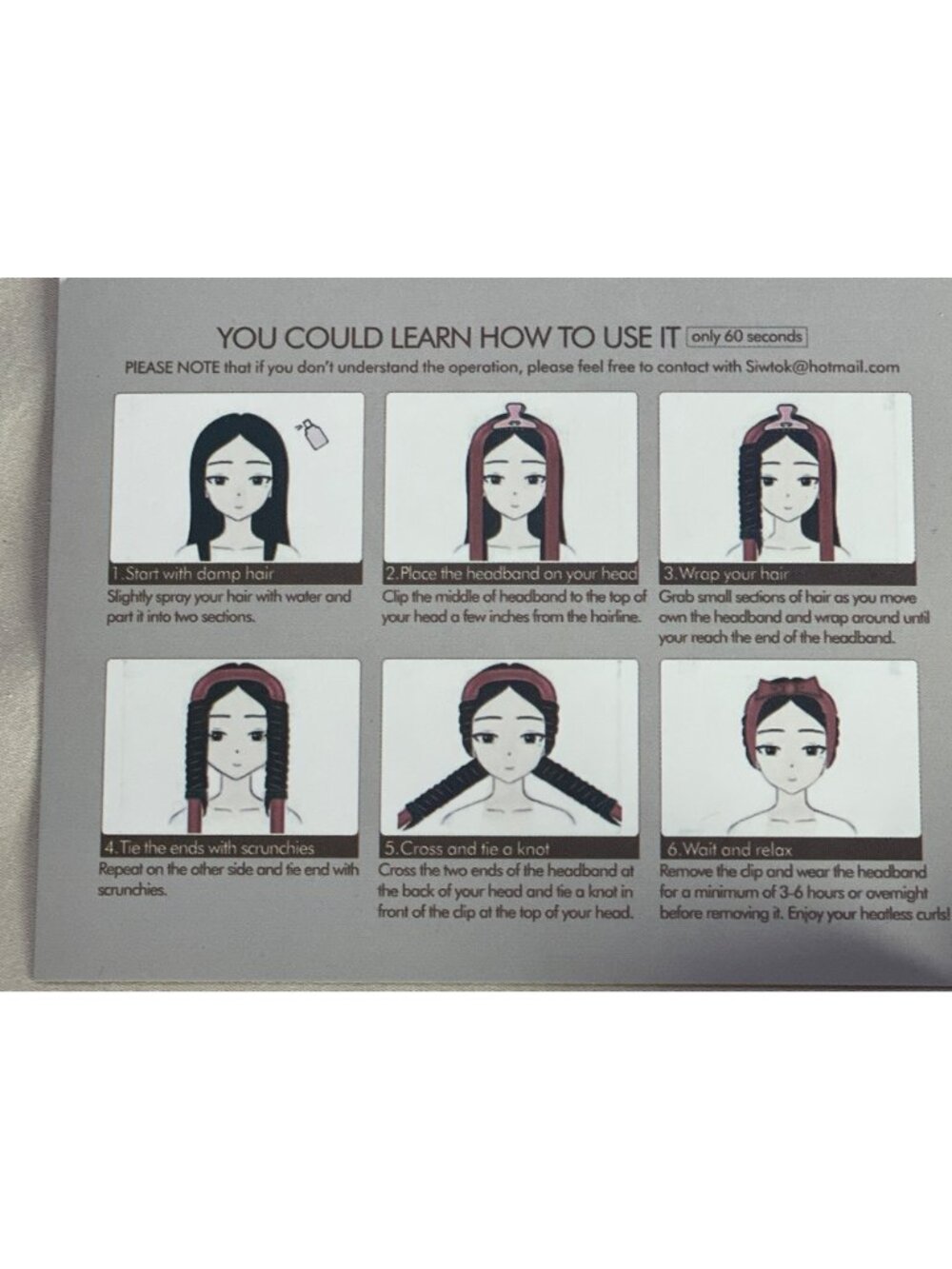 Heatless Hair Curler Bundle In Soft Lavendar Fabric - Picture 7 of 11
